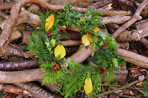 Create your own green Christmas decorations this year