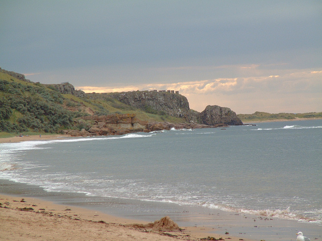 Unspoilt sands at Gullane Bay