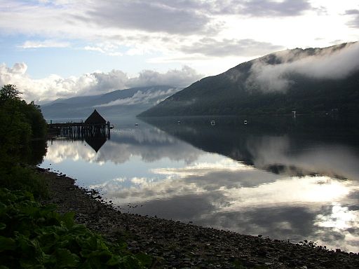 Crannog on Loch Tay, Perthshire