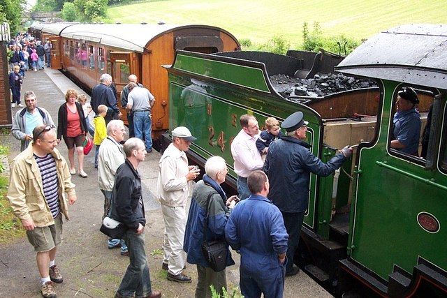 Boarding at Boness and Kinneil Railway - top five