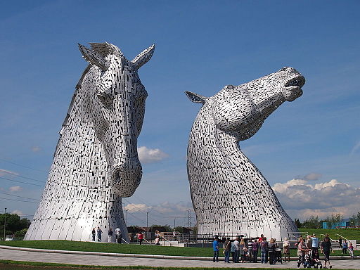 The Kelpies at the Helix