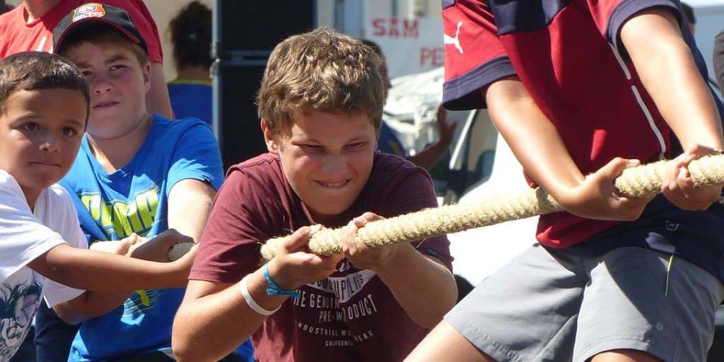 Highland Games are big on audience participation